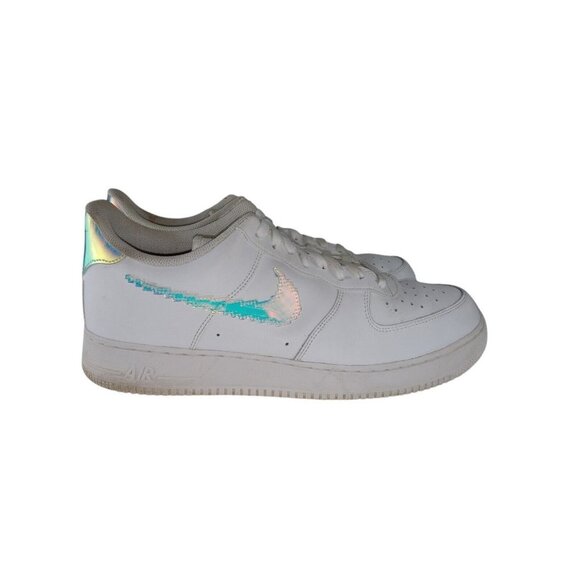 iridescent pixel swoosh